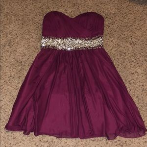 Maroon dress